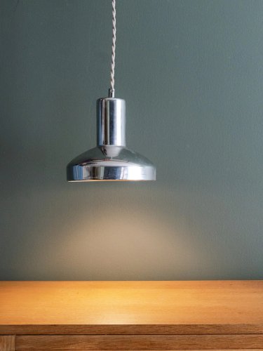 Sonia, la suspension industrielle chromée N°173