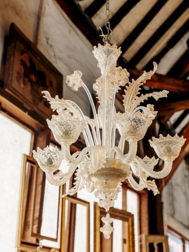 Sonia, la suspension lustre en verre de Murano N°186