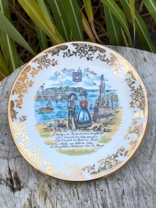 Porcelain saucer The Prayer Of Breton