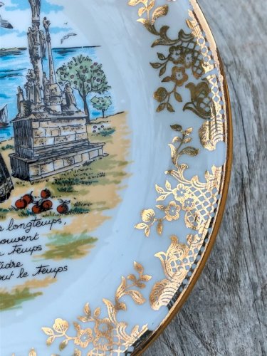 Soucoupe en porcelaine La Prière Du Breton
