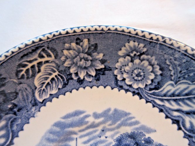 Soucoupe pour tasse à café pour réassortiment, porcelaine: Woodland England