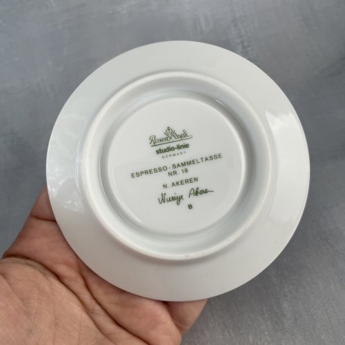 Soucoupe Rosenthal Studio Line espresso sammeltasse n°18 N. Akeren
