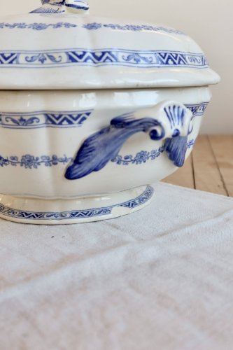 Soupière ancienne en faïence de Gien – Modèle Royal