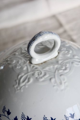 Soupière ancienne Moulin des Loups série Bleuets