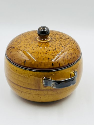 Soupière Boch La Louvière décor Palma céramique vintage