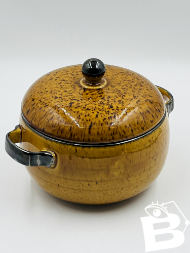 Soupière Boch La Louvière décor Palma céramique vintage