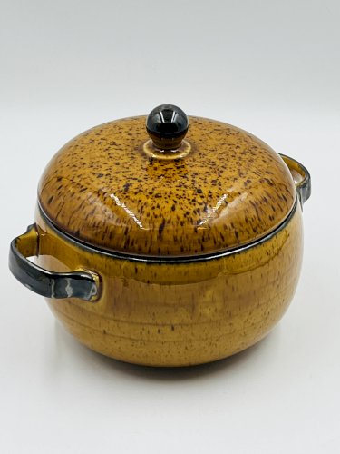 Soupière Boch La Louvière décor Palma céramique vintage