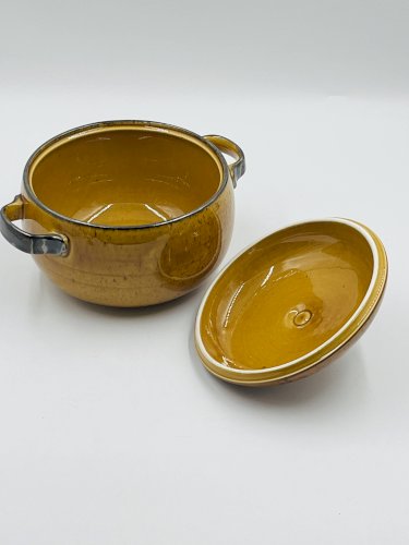 Soupière Boch La Louvière décor Palma céramique vintage
