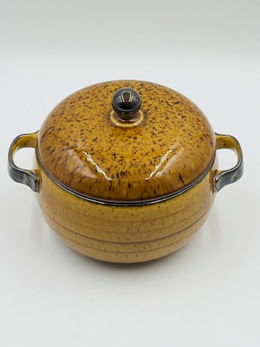 Soupière Boch La Louvière décor Palma céramique vintage