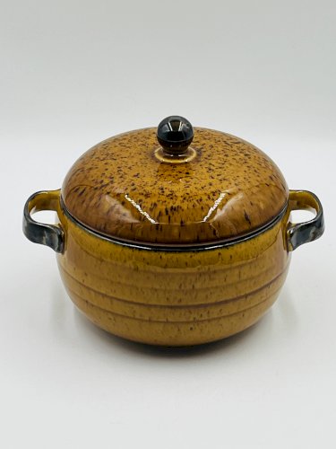 Soupière Boch La Louvière décor Palma céramique vintage