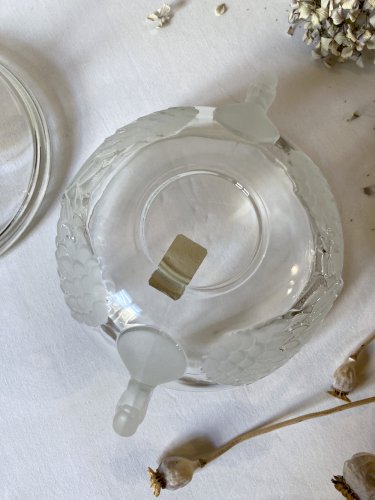 Soupière en cristal Walther Glas Germany, forme de cygne