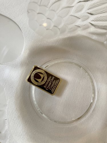 Soupière en cristal Walther Glas Germany, forme de cygne