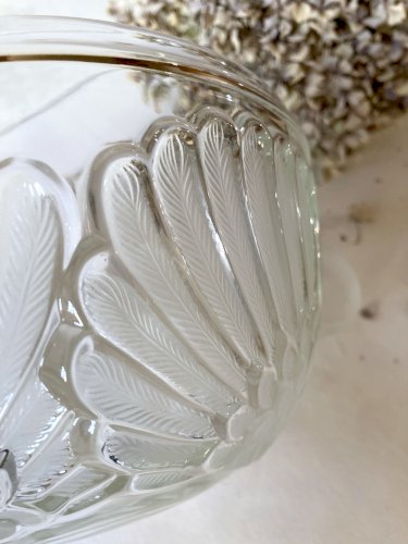 Soupière en cristal Walther Glas Germany, forme de cygne