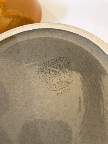 Soupière en faïence de Niderviller, modèle Calut