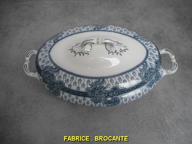 SOUPIERE EN FAIENCE PRINTANIA D'ONNAING
