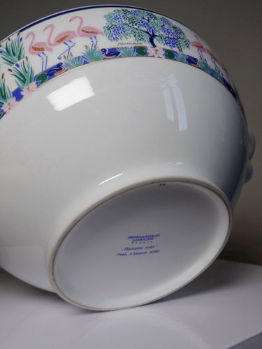 Soupière en porcelaine fine de Limoges Bernardaud Borel 1986 limité