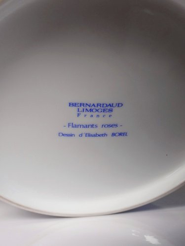 Soupière en porcelaine fine de Limoges Bernardaud Borel 1986 limité