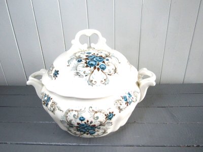 Soupière faïence modèle Sévigné Orchies Moulin des Loups France