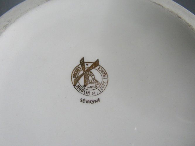 Soupière faïence modèle Sévigné Orchies Moulin des Loups France