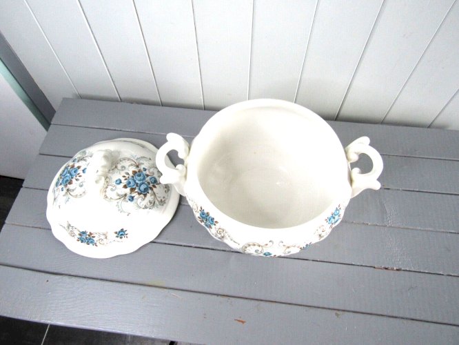 Soupière faïence modèle Sévigné Orchies Moulin des Loups France