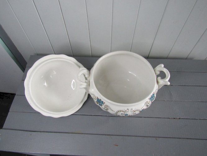 Soupière faïence modèle Sévigné Orchies Moulin des Loups France