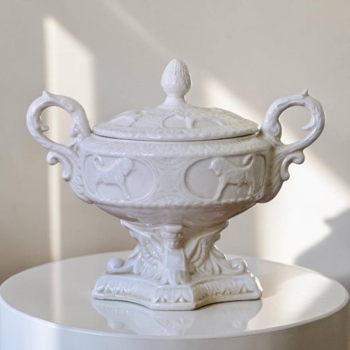 Soupière italienne dapparat st Capodimonte en porcelaine