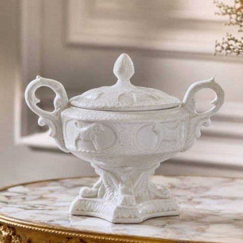 Soupière italienne dapparat st Capodimonte en porcelaine