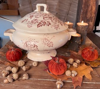 Soupière Longchamp en terre de fer