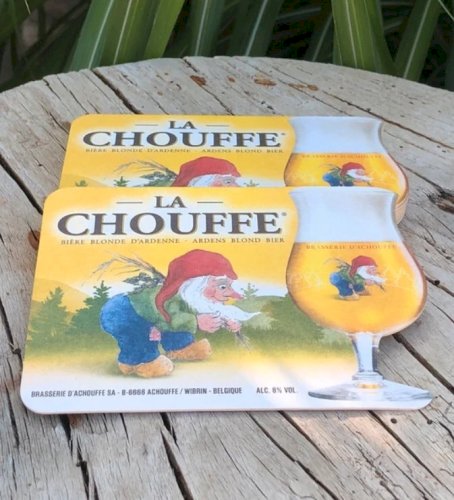 Sous verre publicitaires Chouffe