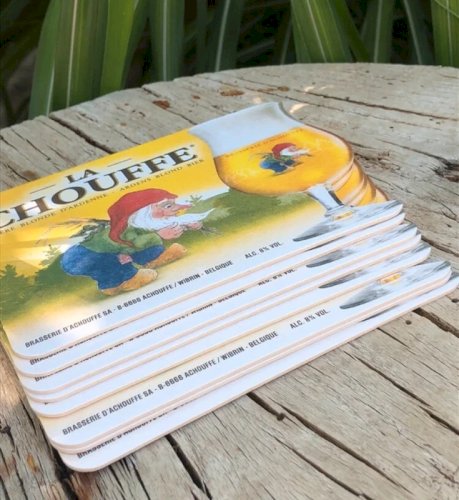 Sous verre publicitaires Chouffe