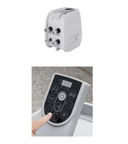 Spa Bestway Santorini 5/7 pers avec 10 hydrojets +180 Airjets+accessoires+produits en excellent état