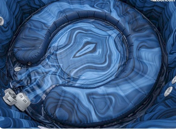 Spa Bestway Santorini 5/7 pers avec 10 hydrojets +180 Airjets+accessoires+produits en excellent état