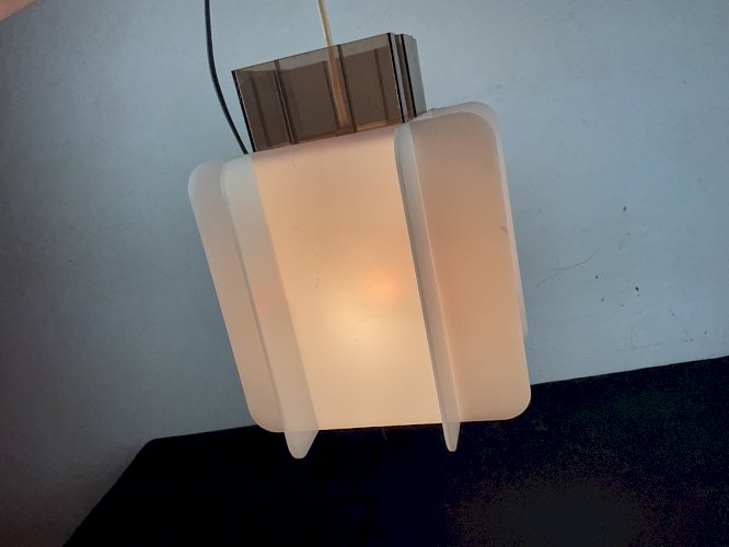 Space Age 70 abat jour  plexiglass  1970