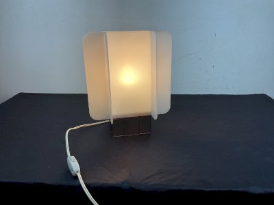 Space Age 70 Plexiglass Table Lamp 1970