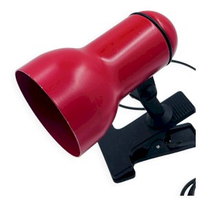 Spot orientable vintage à pince, production européenne, années 1980
