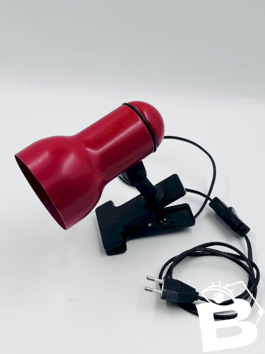 Spot orientable vintage à pince, production européenne, années 1980