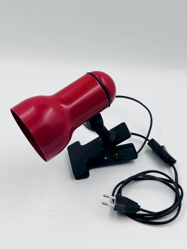 Spot orientable vintage à pince, production européenne, années 1980