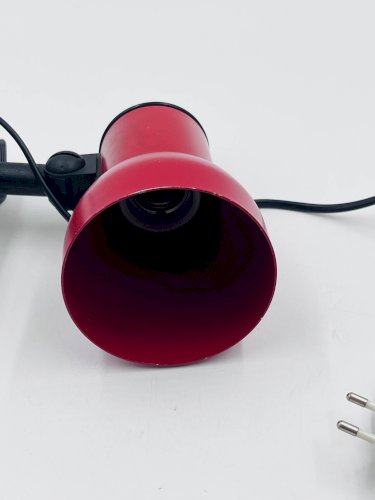 Spot orientable vintage à pince, production européenne, années 1980