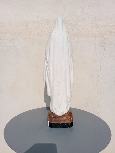  Statue ancienne de la Vierge Notre-Dame de Lourdes