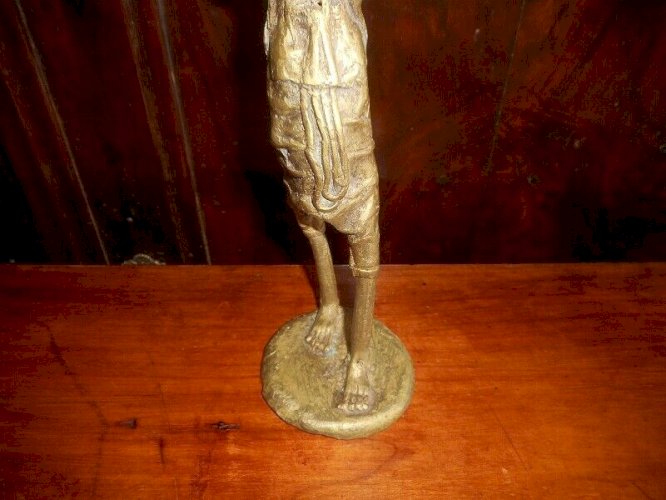STATUE ANCIENNE EN BRONZE AFRICAIN N° 1