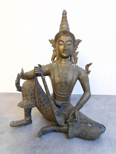 STATUE BOUDDHA HINDOU EN BRONZE N° 28