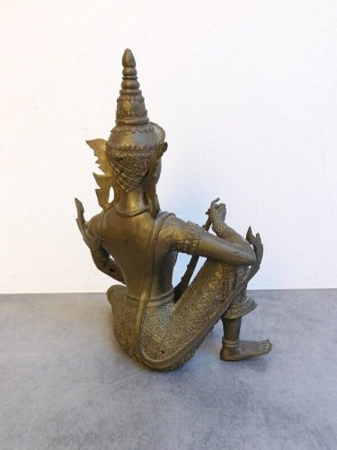 STATUE BOUDDHA HINDOU EN BRONZE N° 28