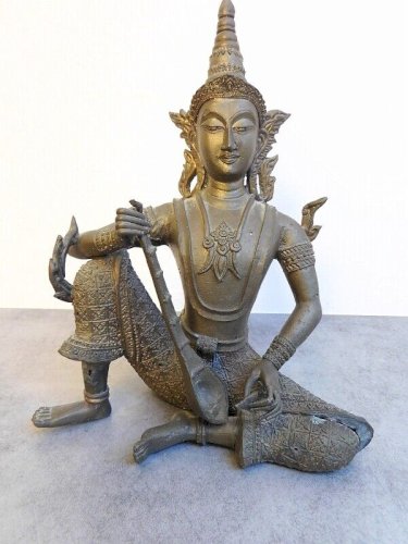 STATUE BOUDDHA HINDOU EN BRONZE N° 28