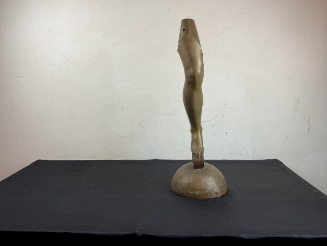 Statue Bronze Jean Gautherin (français, 1840 – 1890) pied de lampe