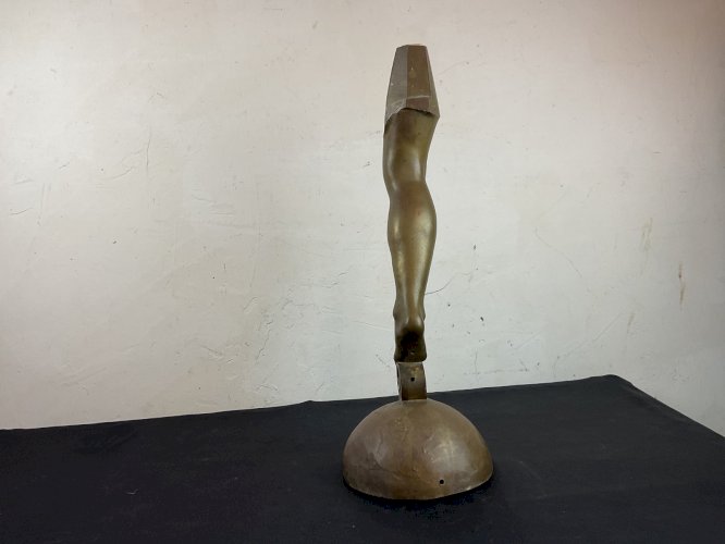 Statue Bronze Jean Gautherin (français, 1840 – 1890) pied de lampe