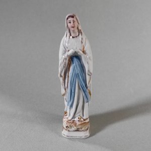 Statue of the Virgin Mary in porcelain, Approximately 1920.