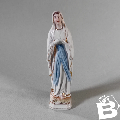 Statue de la Sainte Vierge en biscuit, Époque vers 1920