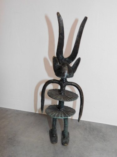 STATUE EN BRONZE AFRICAIN REF JAC