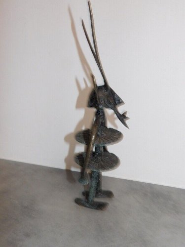 STATUE EN BRONZE AFRICAIN REF JAC