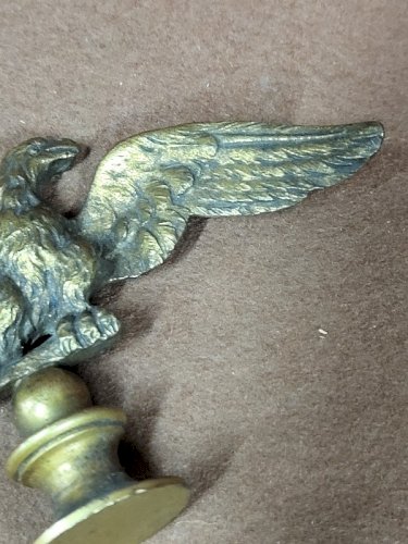 STATUE EN BRONZE AIGLE SUR SON SOCLE